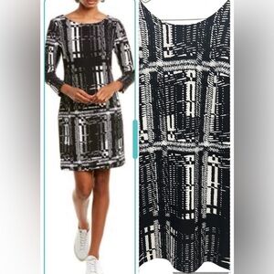 Trina Turk Printed Wade‎ Printer Long Sleeve Dress size 12
